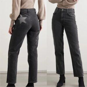 Reformation High Waisted Star Jeans
